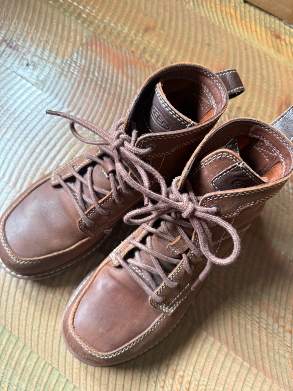 Keen Women's San Jose 6" Leather Work Boot (Aluminum Toe) size 8 - Picture 4 of 11
